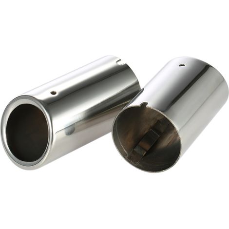 Par de embellecedores de escape de acero inoxidable para VW Golf, Tiguan, Passat, Touran y BMW 325i, 328i. (1/5)