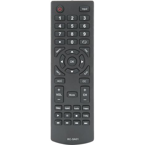 Langlebige Ersatzfernbedienung, kompatibel mit SEIKI RC-SA01 LED-Fernsehern