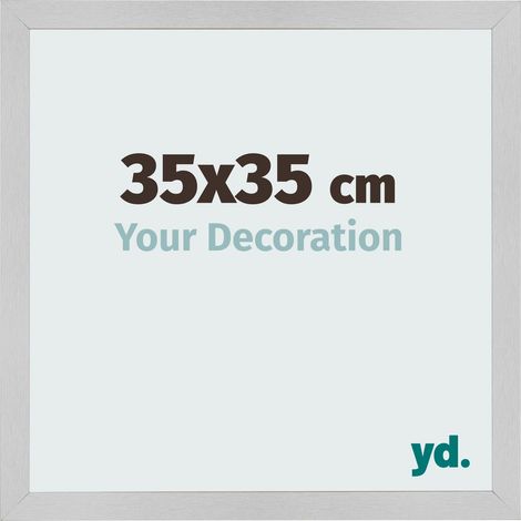 yd. - Cadre photo 35x35 - Acier Inoxydable - MDF - Bologna (1/5)