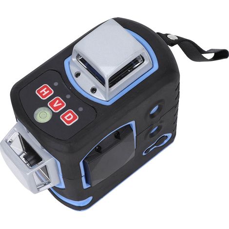 Niveau laser rouge 3D XE-68 PRO à 8 lignes, autonivelant, horizontal, vertical et oblique, prise UE 220 V (1/5)