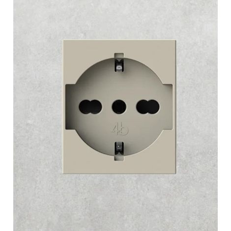 4 box presa elettrica schuko bipasso compatibile vimar 4 box 4bpp40.v30c canapa