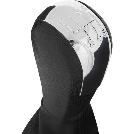 Pomello del cambio Skoda Octavia II 04-11 + cuffia con cornice CROMATA 6 MARCE (1/5)