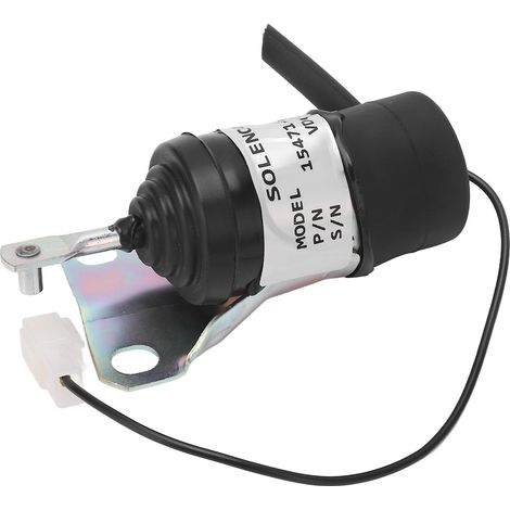 Électrovanne d'arrêt de carburant, outil d'arrêt moteur en cas de coupure de flamme 12 V CC pour Cummins 0526001001 04287583 (1/5)
