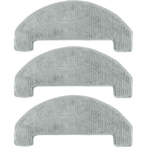 Accesorios para las aspiradoras robot Mova E20 Plus/Proscenic Q8 MAX: cepillo principal, cepillo lateral, filtro y mopa.