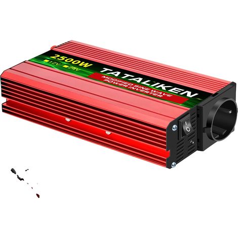Onduleur DC/AC, sortie 50Hz, design compact, 2500W 50HZ UE, 12V, 220V (1/2)