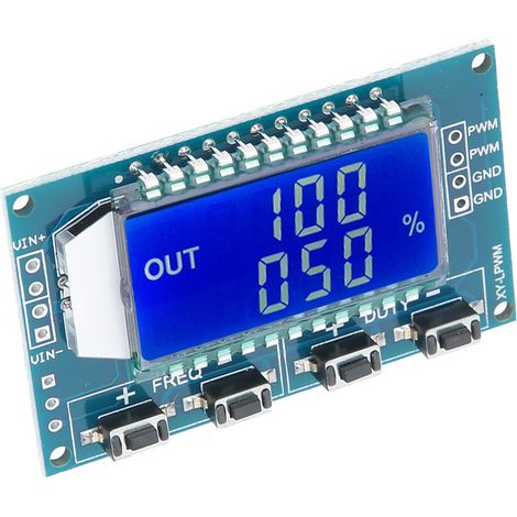 Rechtecksignalgenerator mit PWM-Impuls, einstellbarem Tastverhältnis und LCD-Anzeige (1/5)