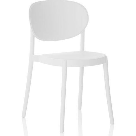 Set de 4 Chaises d’intérieur/extérieur ICE blanc