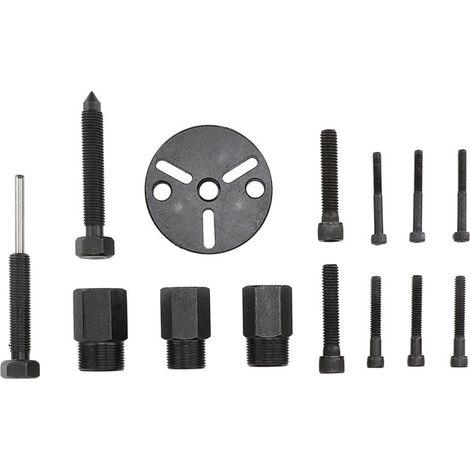 Durable AC Compressor Clutch Removal Kit, 14-Piece AC Compressor Clutch Installer for SD 505 507 510 575 708 709 Automatic Compressors (1/5)