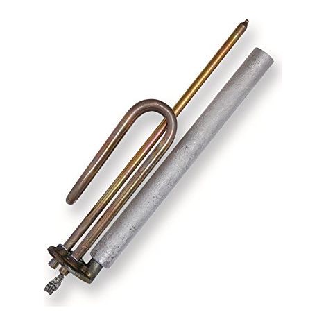 Acquastilla 116575 Resistenza Curva con Anodo, Multicolore