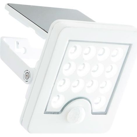 Brilliant Luton G40420/05 Lampada solare da parete per esterno con rilevatore di movimento LED (monocolore) 4 W Bianco (1/5)