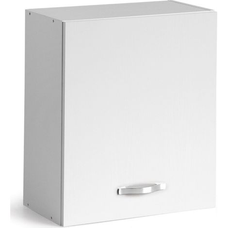 Pensile cucina 60x32x72H cm con anta bianco frassinato (1/3)