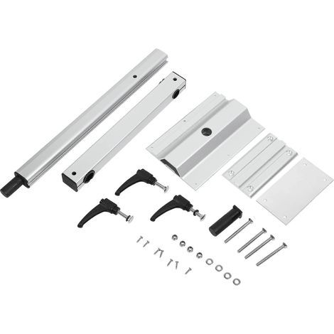 Pieds de table réglables pour camping-cars, pivotant à 360° et fournis avec un support en aluminium amovible, adaptés aux bateaux, camping-cars, caravanes, etc. (1/5)