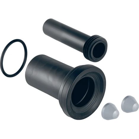 Set per allacciamento Geberit per WC sospeso, lunghezza 18,5 cm, con guarnizione a labbro (1/4)
