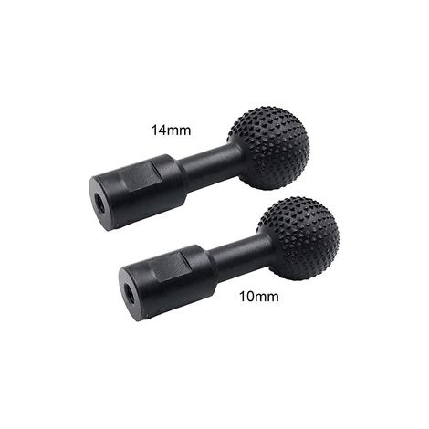 Tête sphérique 10‑14 mm pour rainure – Toupie ronde pour meuleuse d’angle – Boule de polissage pour bois