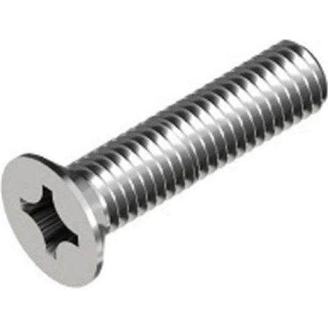 Metalideal Vis inox Diamètre - M8, Finition - AISI 304 Brossé - pour intérieur