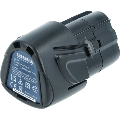 vhbw Akku kompatibel mit Lux Tools ABS 12Li 396951 Elektrowerkzeug (2500mAh Li-Ion 10,8 V)