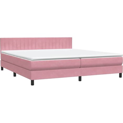 Maison Exclusive - Boxspringbett mit Matratze Rosa 180x210 cm Sam