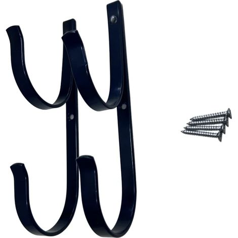Accessoires de piscine (K-1056C) Ensemble de 2 supports de fixation pour perche de piscine en aluminium, support de qualité supérieure, organisateur d'outils de nettoyage de piscine (1/5)