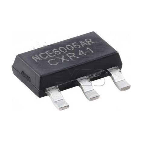 NCE NCE6005AR SOT-223 60V 5A N-Kanal MOSFET-Chip, elektronische Bauteile, 5 Stück pro Packung.