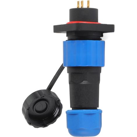 Connecteur d'alimentation aéronautique carré étanche IP68, adaptateur de terminal industriel SP165 broches (250 V 5 A) (1/5)