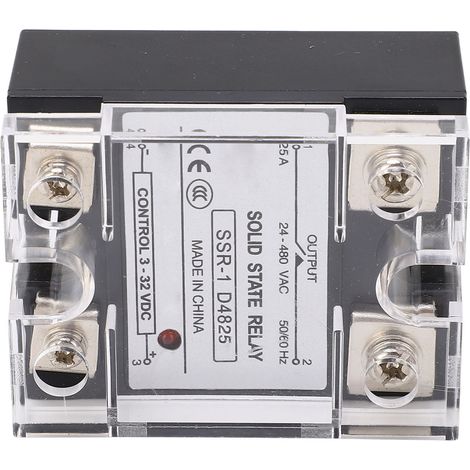 25A AC 24-480V Halbleiterrelais, explosionsgeschützt, flammwidrig, vibrationsfrei, robustes SSR-Modul für industrielle Steuerung (1/5)