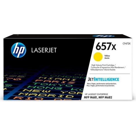 Tóner HP 657X Amarillo 0889894325518 S5609029 HP
