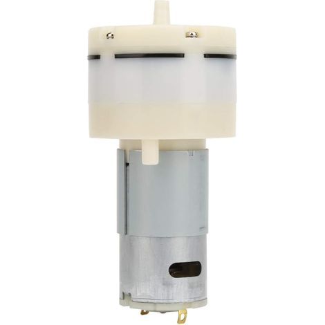 DC 12V Micro Pompe à Vide Électrique, 12L/Min Pompe à Vide Haute Pression Pompe à Air à Membrane Silencieuse pour Électromenagers Instrument Médical (1/5)