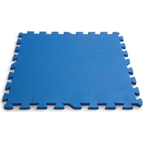 Revêtement de fond de piscine – Lot de 8 dalles carrées en polyéthylène résistant (50 × 50 cm, couleur bleue) – Surface totale couverte : 1,9 m² (1/5)