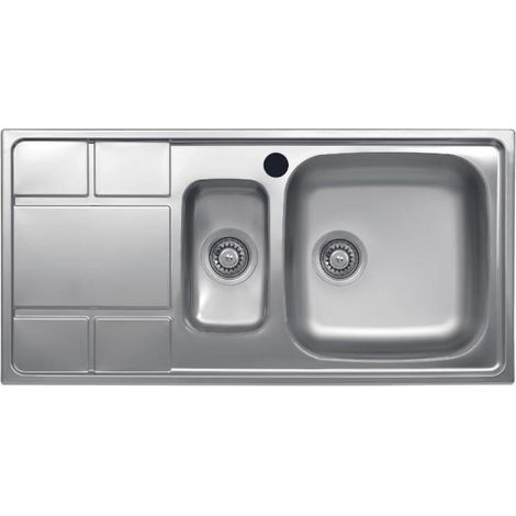 Lavello SAXT332 100x50 cm 2 vasche sinistro