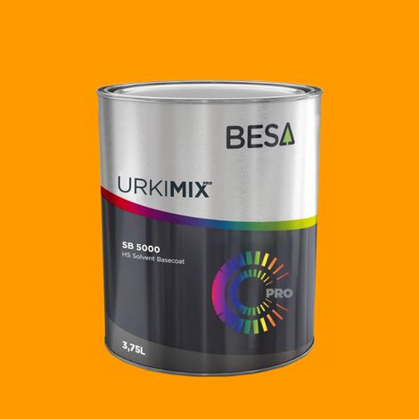 Pot de peinture Polyuréthane / bi composant Jaune Melon RAL 1028  Brillant - 2 kg