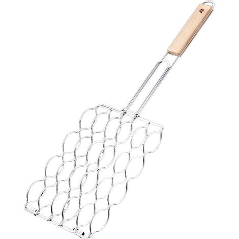 Panier à saucisses pour barbecue, design en métal cuisson flamme nue, améliore la saveur et simplifie le nettoyage - (1/5)