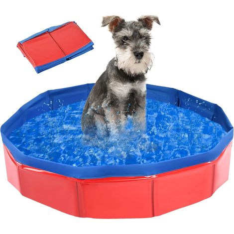 1 Piscine Pliable, PVC, Étanche, Antidérapante, Chien Chat Bébé