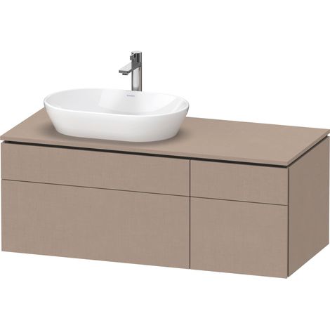 Duravit L-Cube Konsolenwaschtischunterbau wandhängend, inklusive