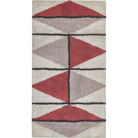 Teppich PURNIA Bunt 80 x 150 cm Baumwolle