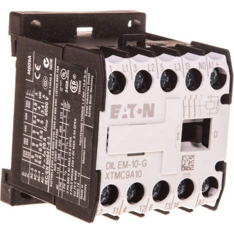 Contactor de potencia 8A 3P 12V CC 1Z 0R dilem-10-G(12VDC) 079594