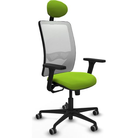 Silla de oficina piqueras y crespo Zulema negro tela malla (1/2)