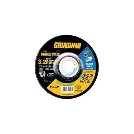 DISCHI DA TAGLIO E SGROSSO PER FERRO/INOX Ø MM.230 LINEA INDUSTRIALE - ø mm.230x6,8 foro 22,2 da sgrosso per ferro/inox