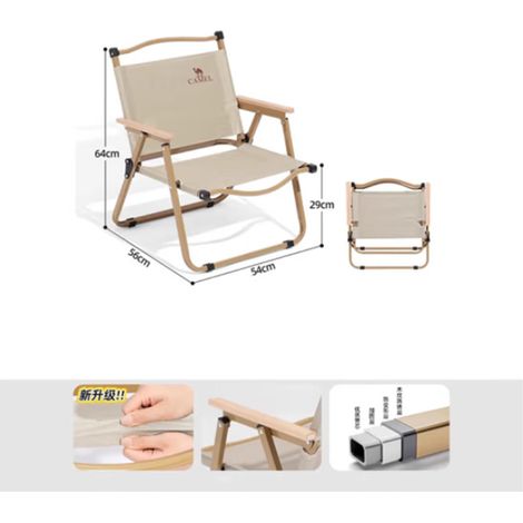 Klappstuhl Folding Camping Stuhl, Baumwolle gepolstert Ultraleicht Aluminium Klappstuhl, Portable zusammenklappbar Angeln Stuhl für Outdoor Wandern Picknick Strand