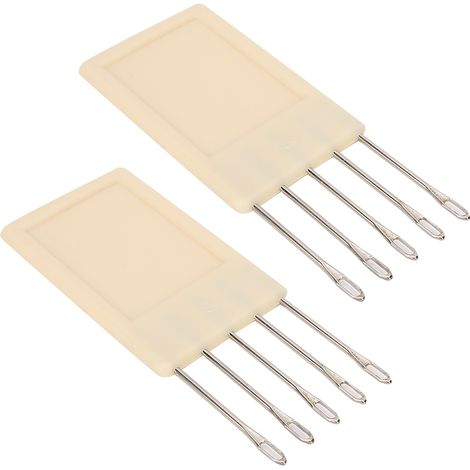 Peigne de transfert 5 aiguilles pour machine à tricoter, lot de 2, compatible Brother KH260 KH230 KH270 SK151 SK155 (1/5)