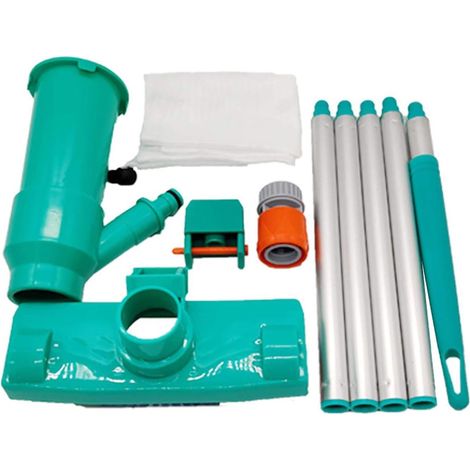 Kit d'aspirateur pour piscines, spas, kit d'aspirateur pour piscine, filtre pour spa, nettoyeur de spa, aspirateur de piscine pour le nettoyage des fontaines, spas et jacuzzis. (1/5)