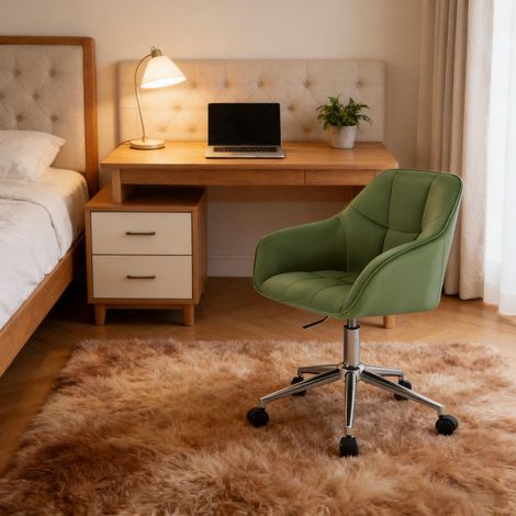 Fauteuil de salon classique, fauteuil de bureau à domicile, fauteuil de maquillage classique, fauteuil pivotant, fauteuil de bureau (fauteuil de bureau uniquement)