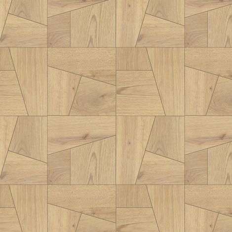 Carrelage effet Parquet Bois Chêne Ivoire Quadra 56,1x56,1x0,95 cm Mat Bravino - Sol et mur intérieur (vendu par carton de 0,629 m²) - RO'MA CARRELAGE
