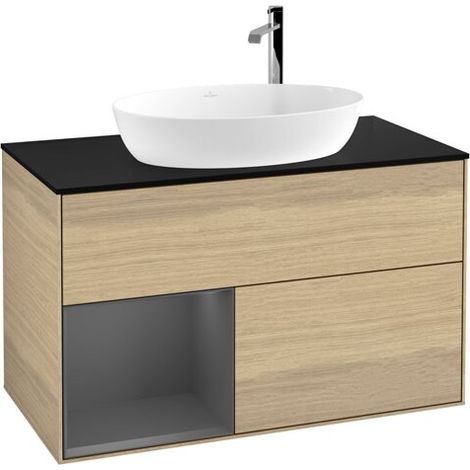 Villeroy & Boch F892GKPC Meuble sous lavabo Finion F89 (1/2)