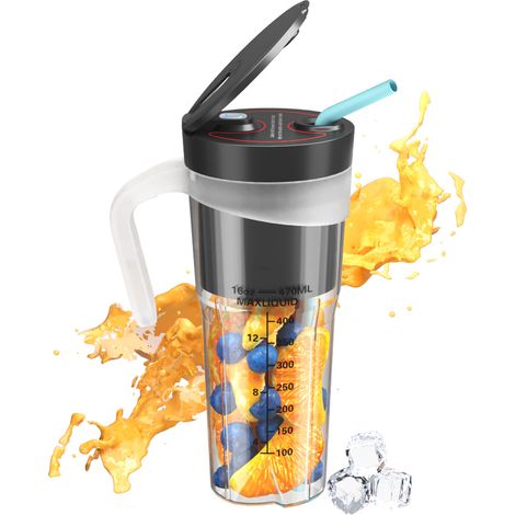 Blender Nouveau Mélangeur à Fruits Grand Capacité Portable Puissance Renforcée Peut Piler de la Glace (1/5)