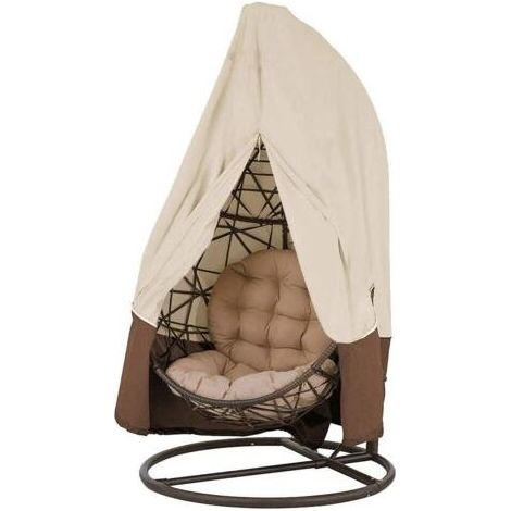 Housse de Fauteuil Suspendu Jardin Suspendu Imperméable Housse, Housse de Protection pour œufs Chaise, Housse Fauteuil à Bascule(190 x 115 cm) (1/5)
