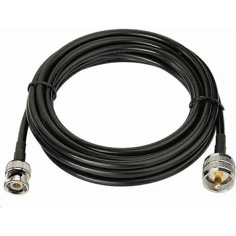 Câble d'extension antenne UHF PL259 mâle à mâle BNC (1/5)