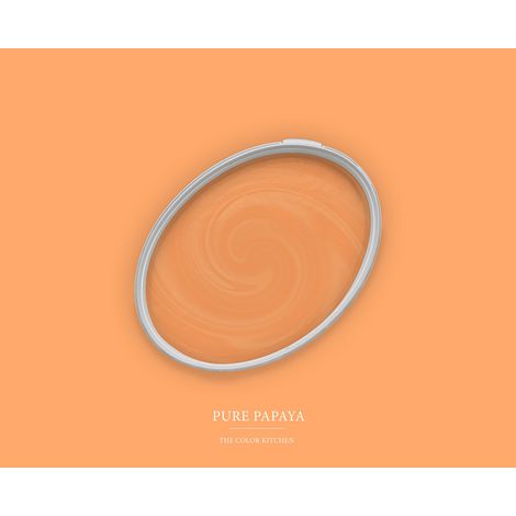 Wandfarbe Orange matt The Color Kitchen Pure Papaya Exklusive Innendispersion Hohe Deckkraft 2.5 Liter (1/5)