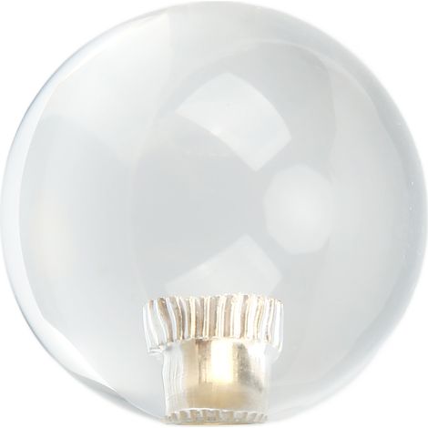 Boule à bascule transparente ronde en cristal de 35 mm pour manette de jeu d'arcade (1/5)