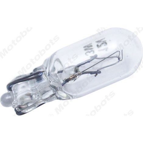 Ampoules halogènes T6.5 12V 3W à pattes plates pour feux de stationnement, éclairage de tableau de bord, feux de position latéraux, lumière blanche chaude (10 ampoules) (1/4)