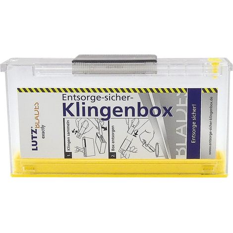 Sicherheits-Klingenbox 120x65x25mm, LUTZ BLADES